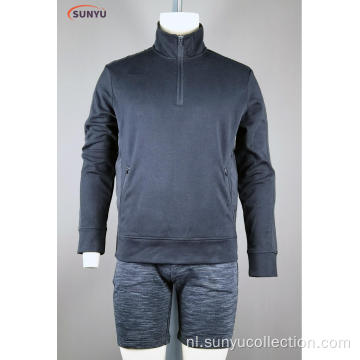 Heren Standcollar Sweatshirt zonder kap